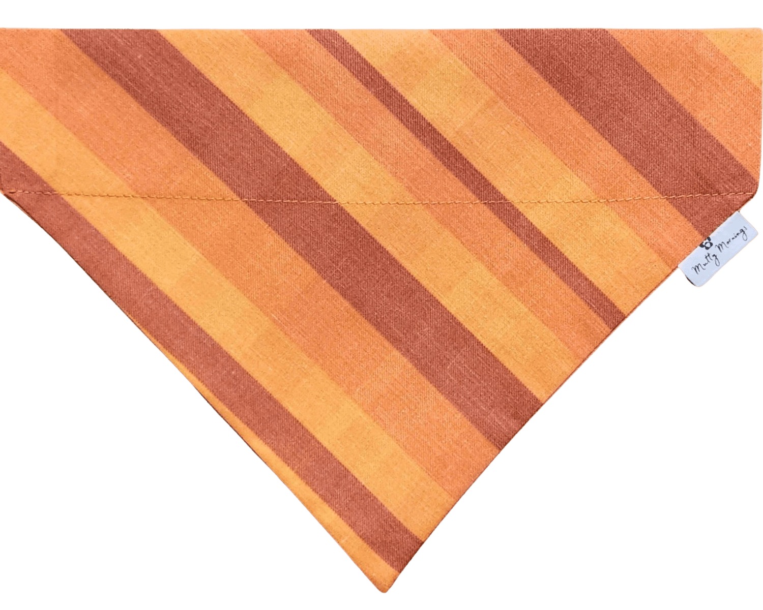 Autumn Stripe Pet Bandana - Mutty Mornings