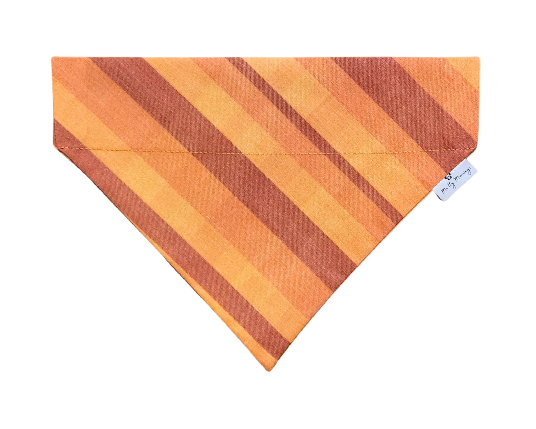Autumn Stripe Plaid Bandana &amp; Headband Set - Mutty Mornings