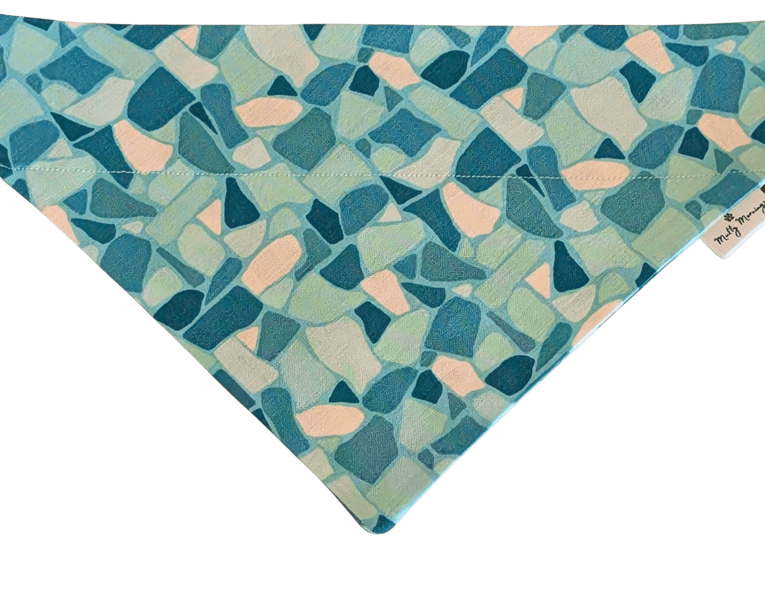 Beach Glass Pet Bandana - Mutty Mornings