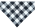 Black & White Buffalo Check Pet Bandana - Mutty Mornings