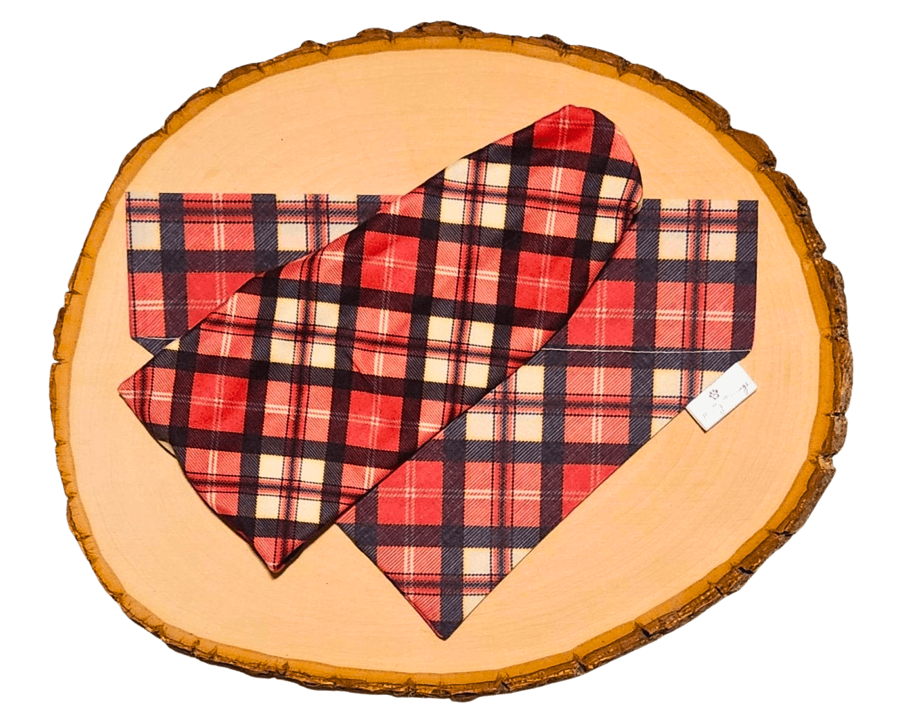 Blitzen Plaid Bandana &amp; Headband Set - Mutty Mornings