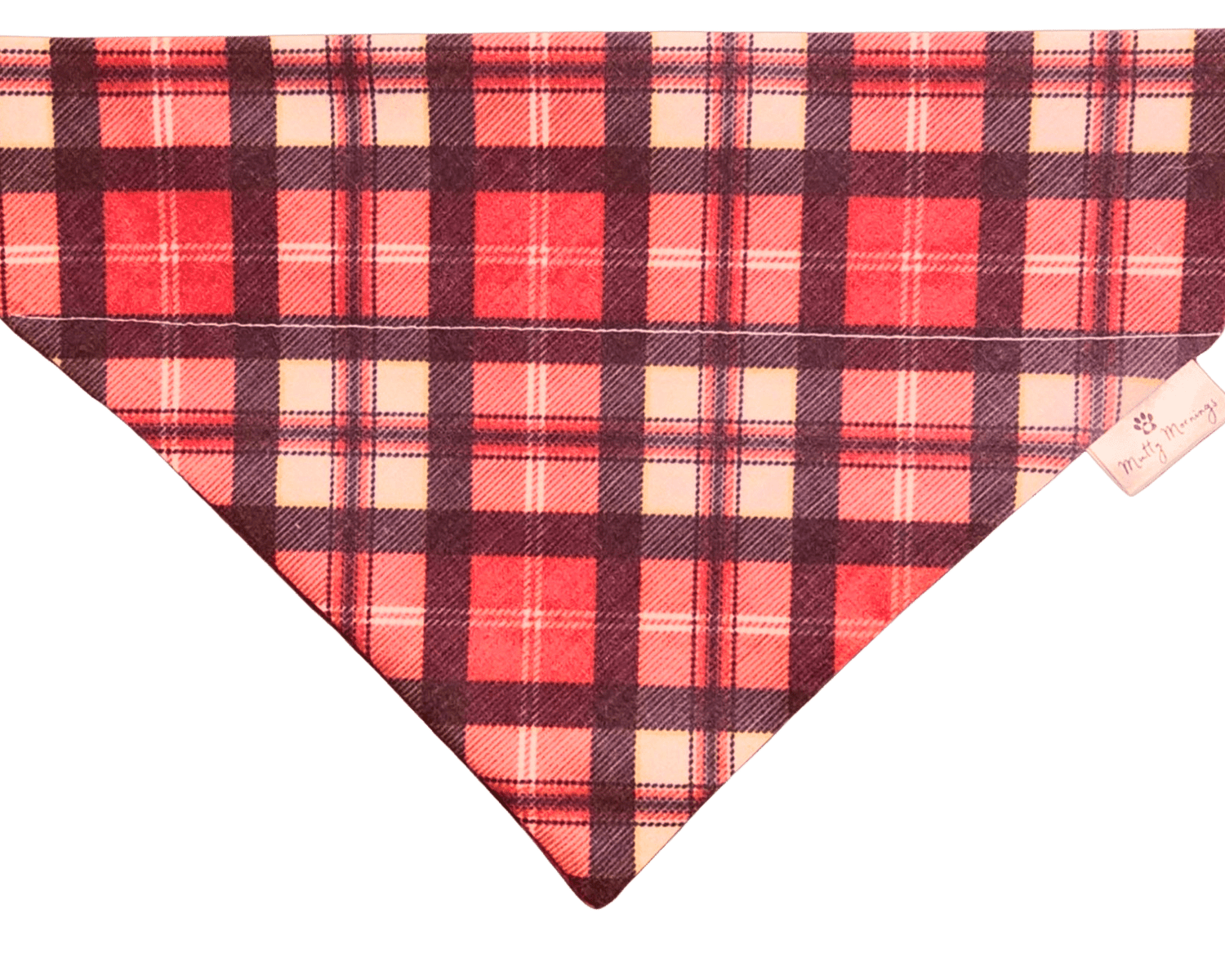 Blitzen Plaid Pet Bandana - Mutty Mornings
