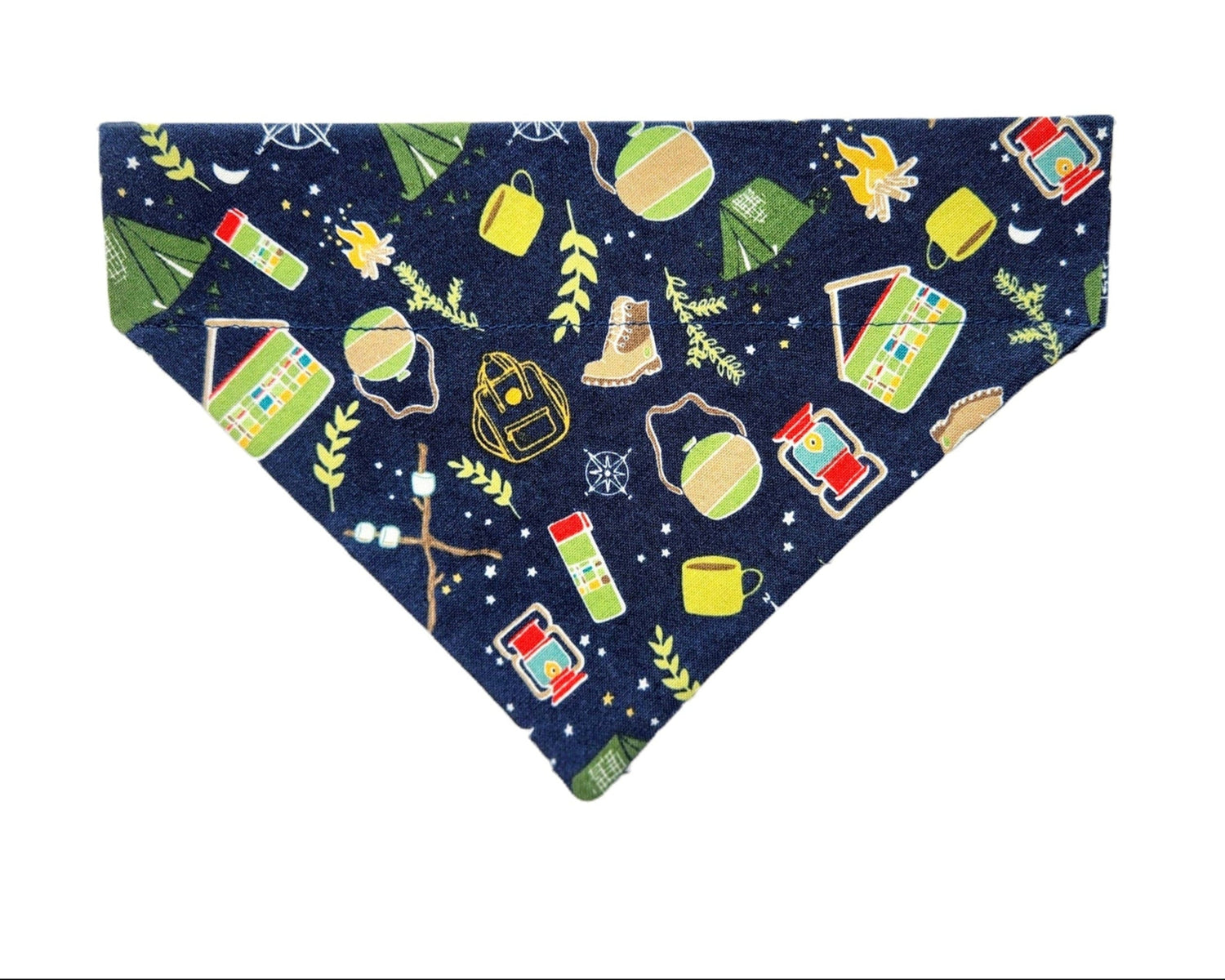 Blue Camping Pet Bandana - Mutty Mornings