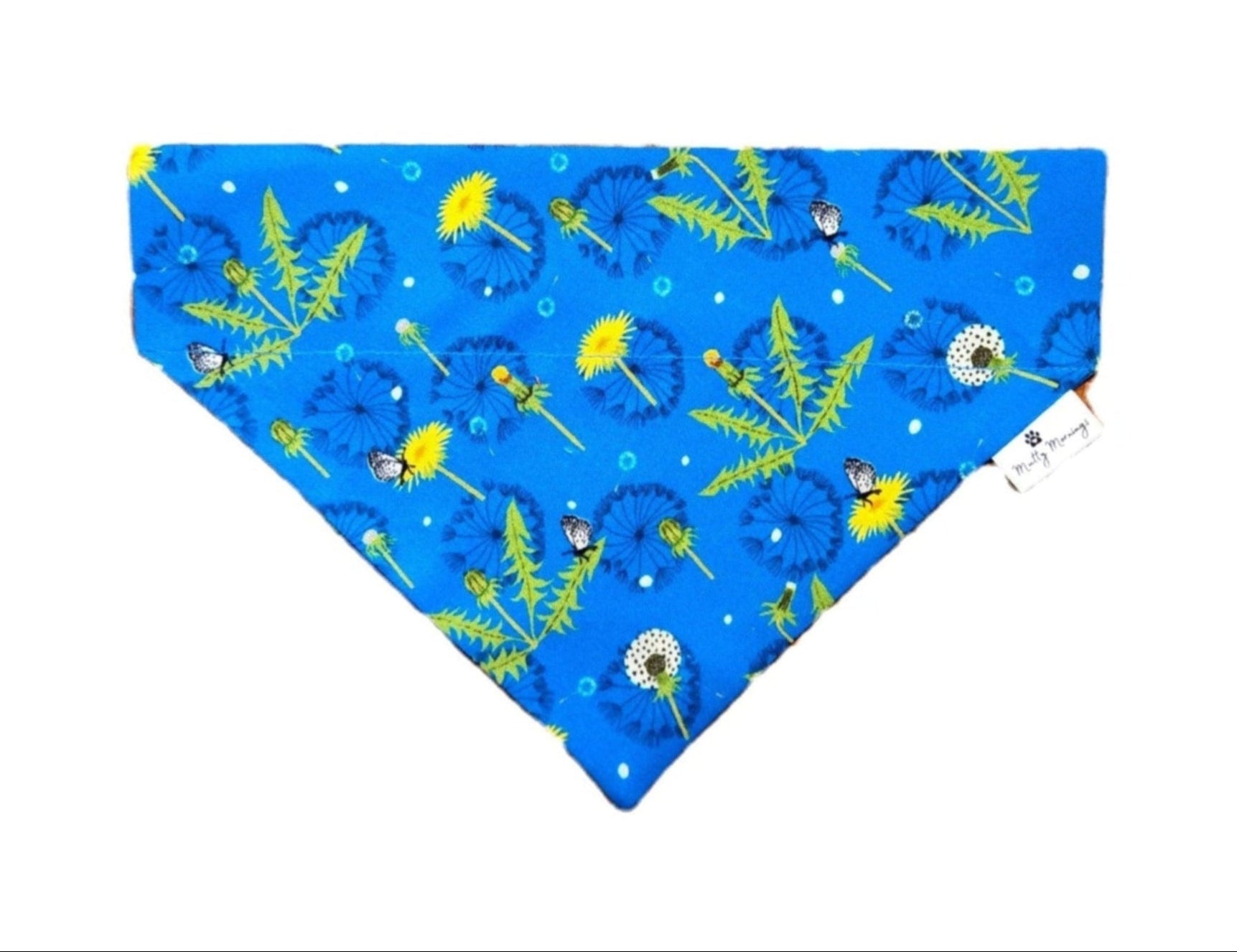Blue Dandelion Pet Bandana - Mutty Mornings