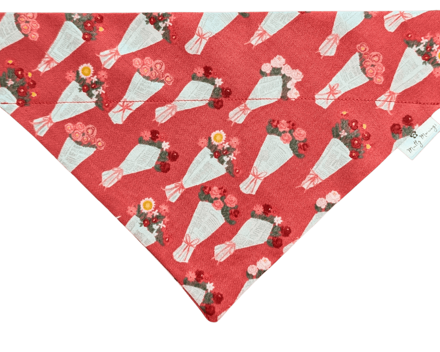 Blushing Bouquet Pet Bandana - Mutty Mornings