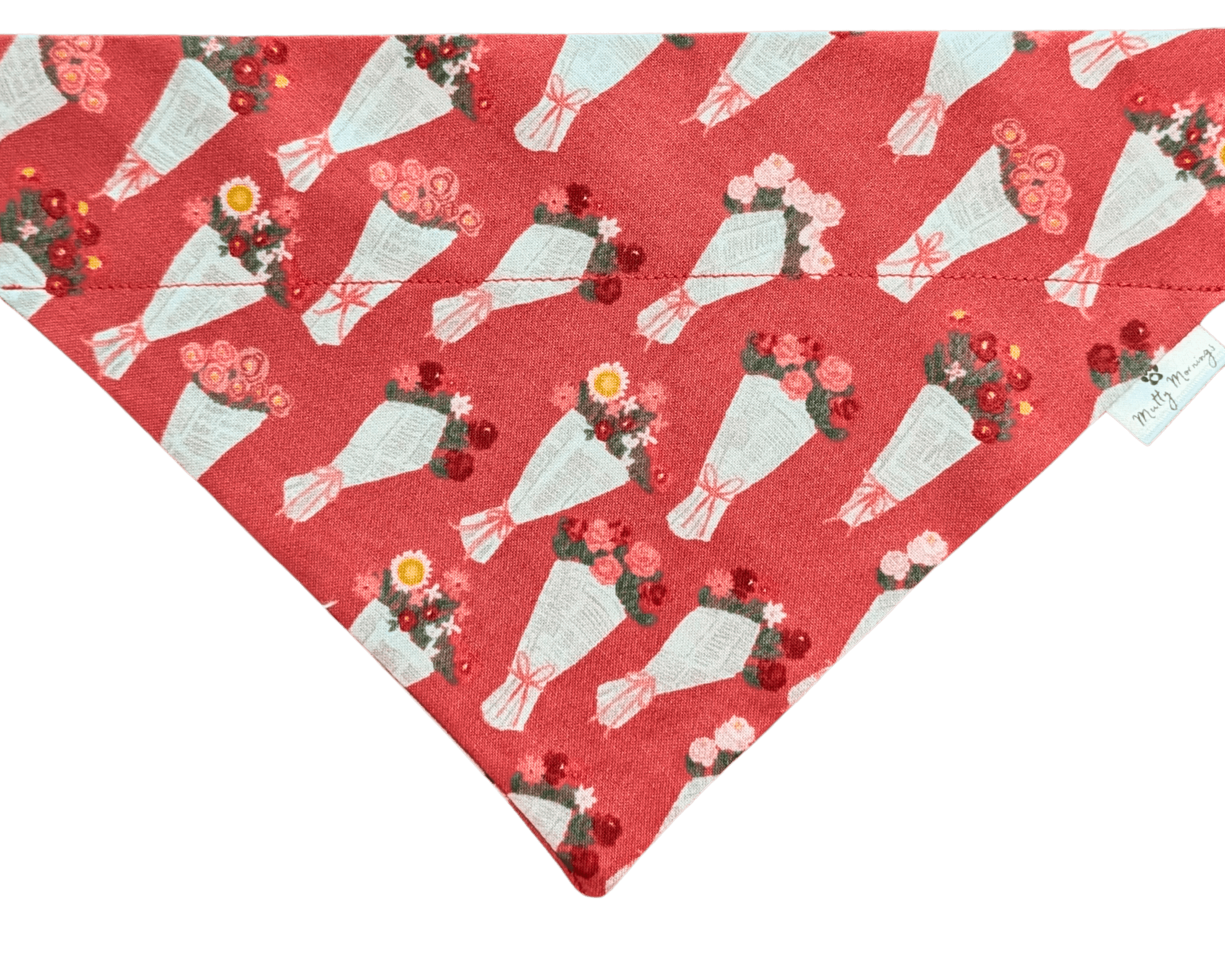 Blushing Bouquet Pet Bandana - Mutty Mornings