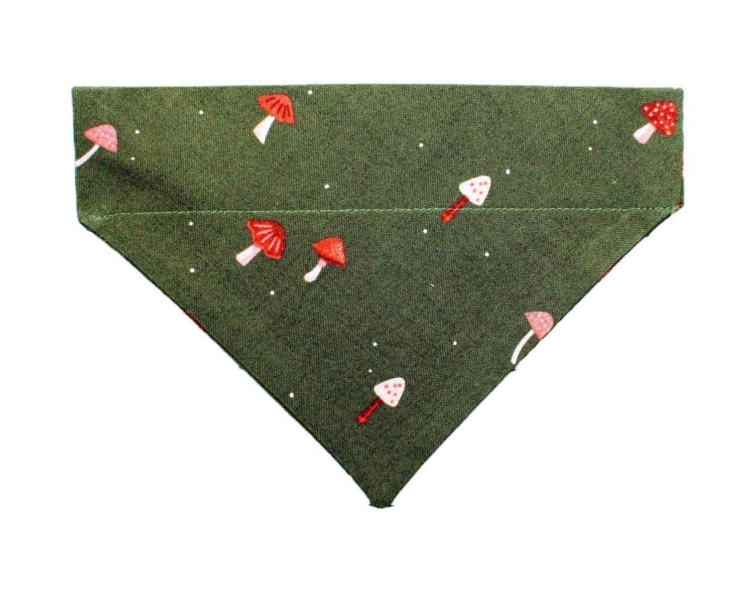 Boho Green Mushrooms Pet Bandana - Mutty Mornings