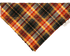 Bonfire Nights Plaid Pet Bandana - Mutty Mornings