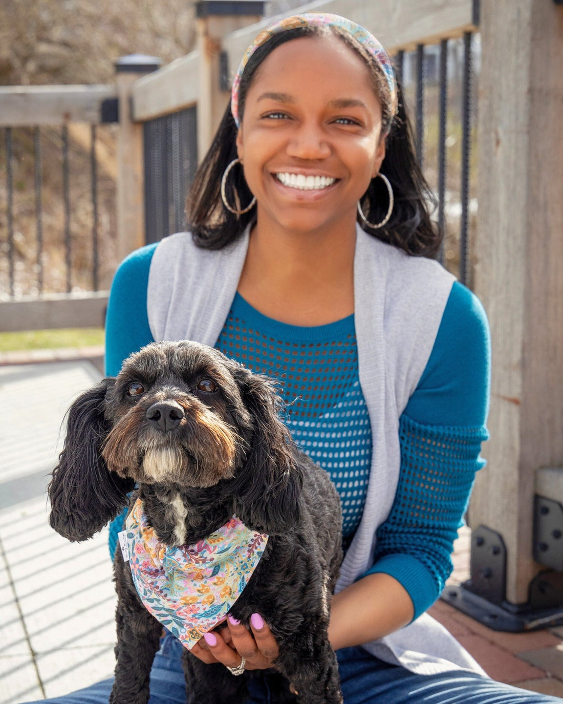 Breezy Boho Pet Bandana - Mutty Mornings