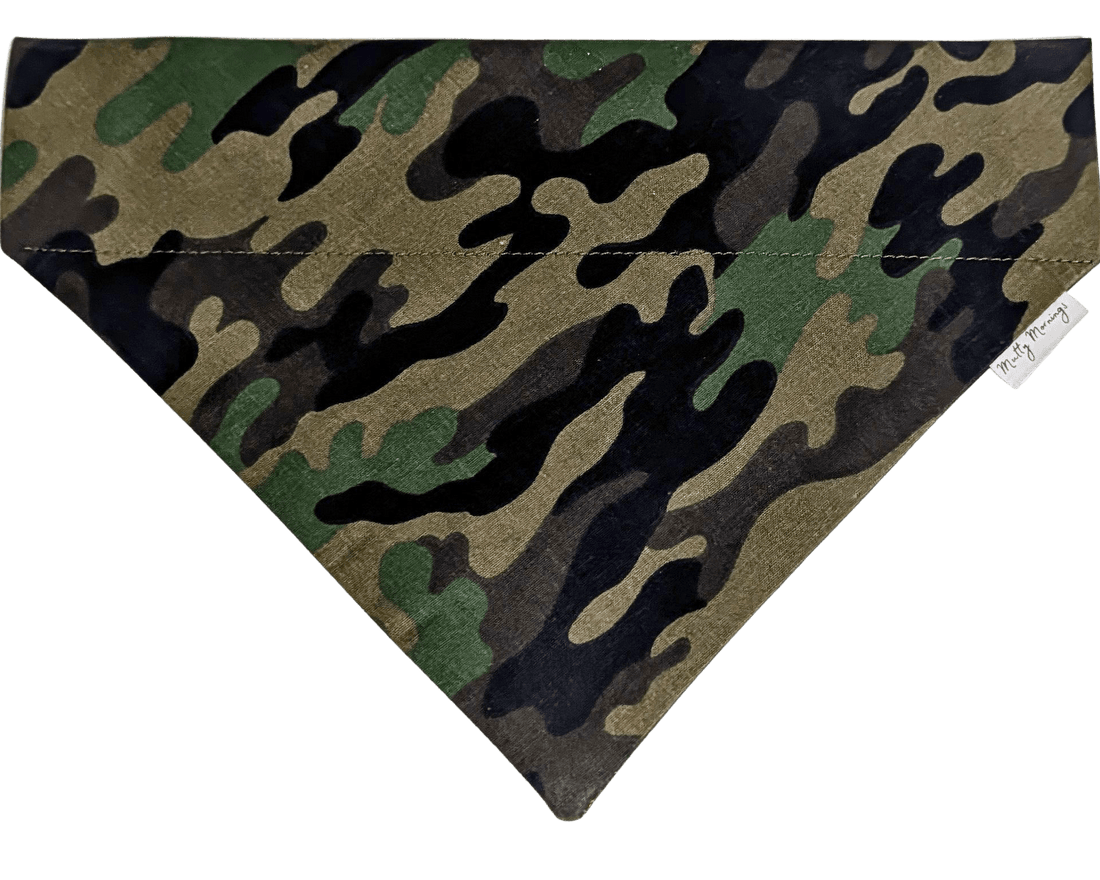 Camo Pet Bandana - Mutty Mornings