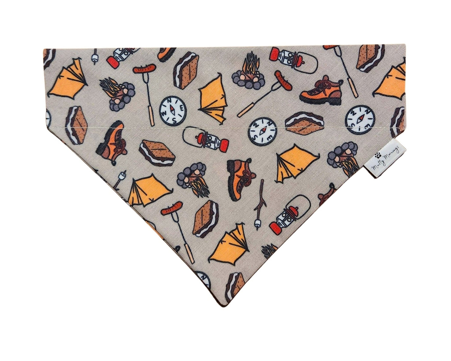 Camping Trails Pet Bandana - Mutty Mornings