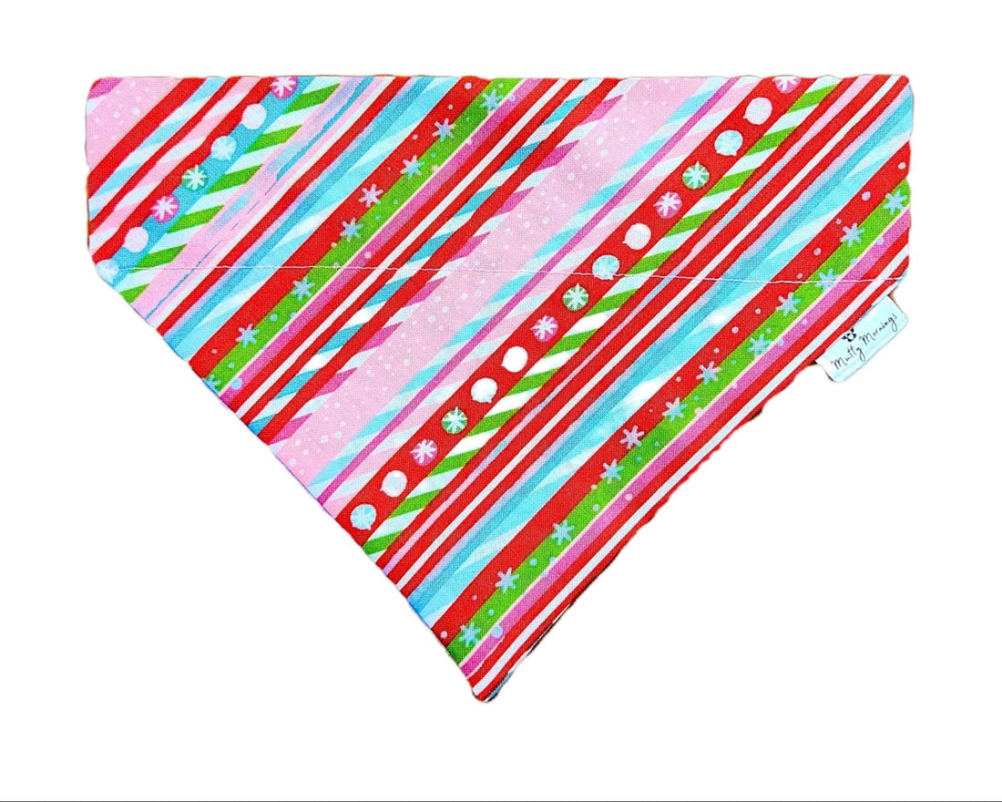 Candy Cane Lane Pet Bandana - Mutty Mornings