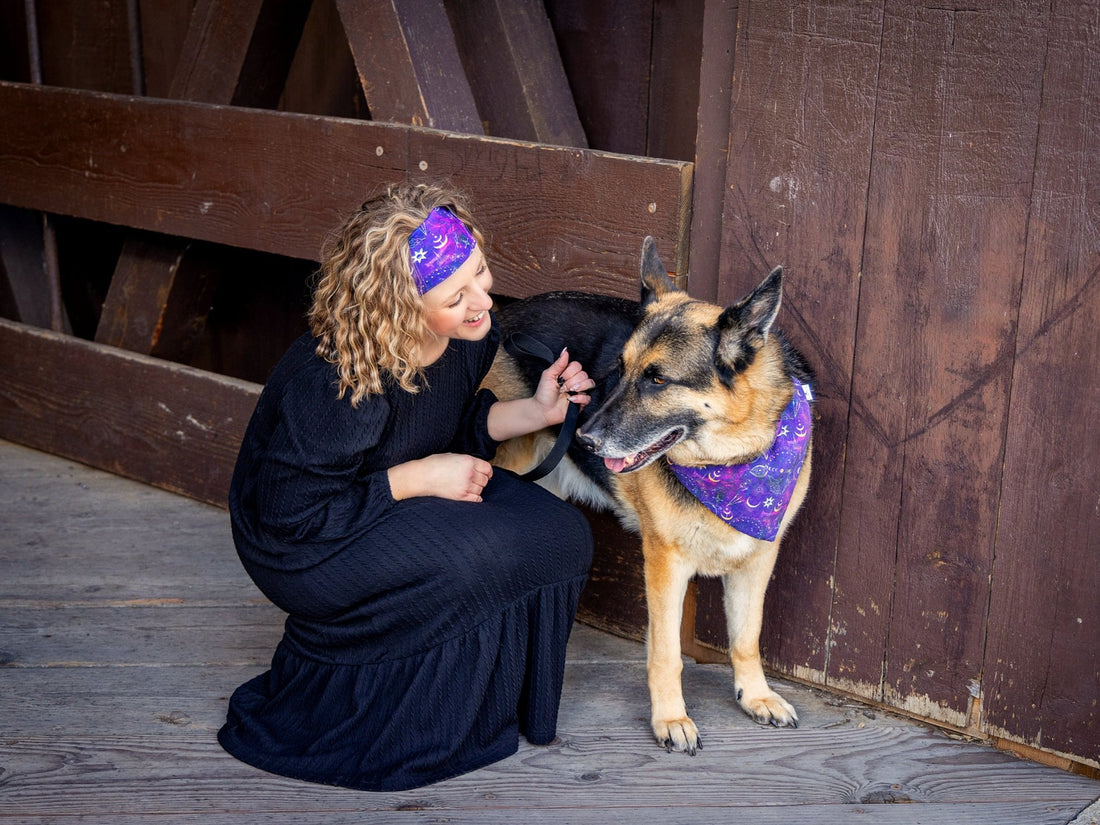 Casting Spells Bandana &amp; Headband Set - Mutty Mornings