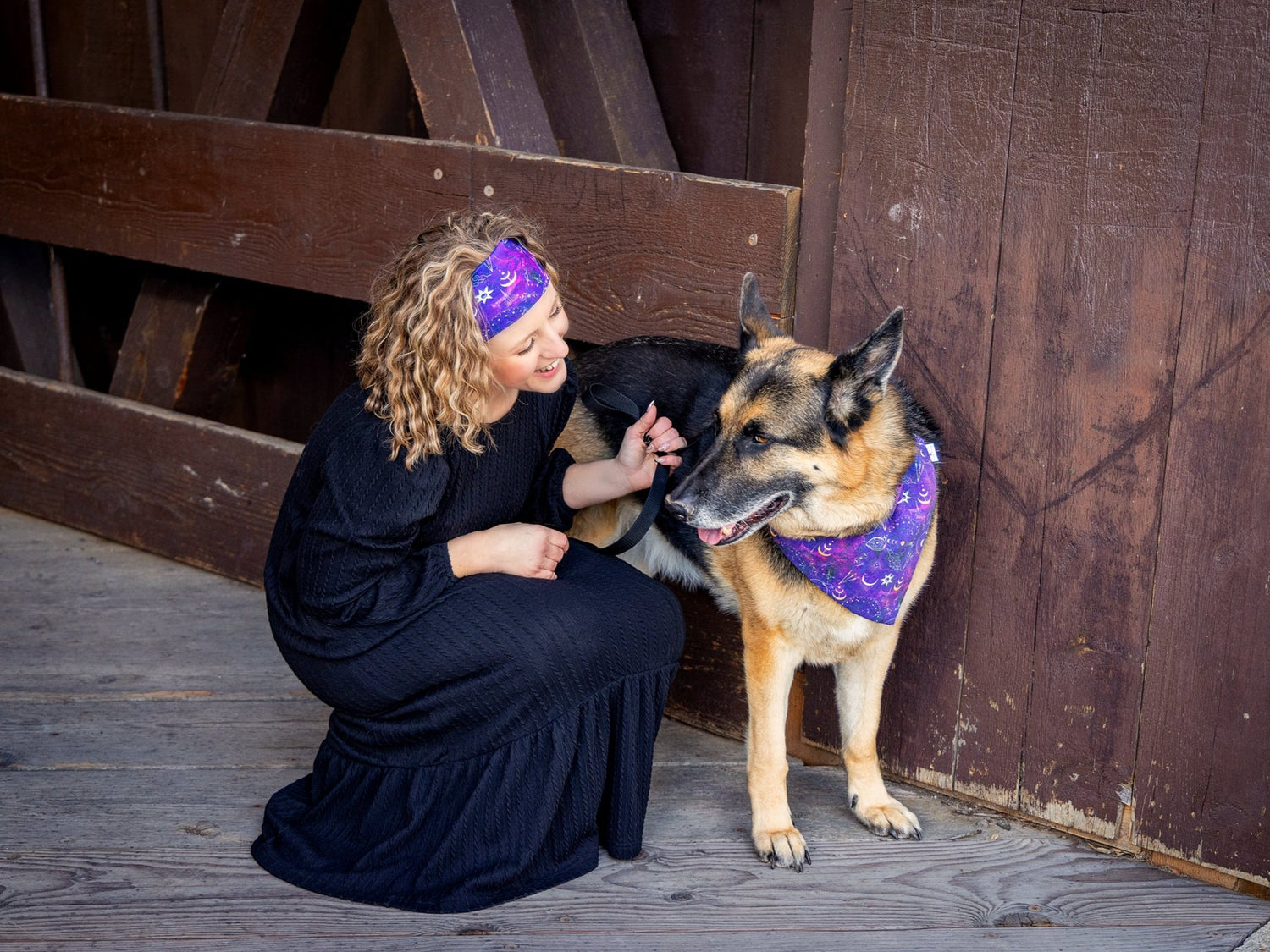 Casting Spells Bandana &amp; Headband Set - Mutty Mornings
