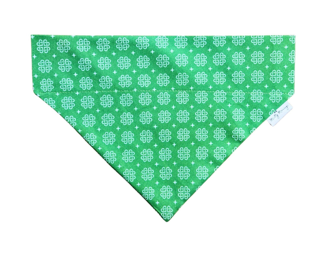 Celtic Clover Pet Bandana - Mutty Mornings