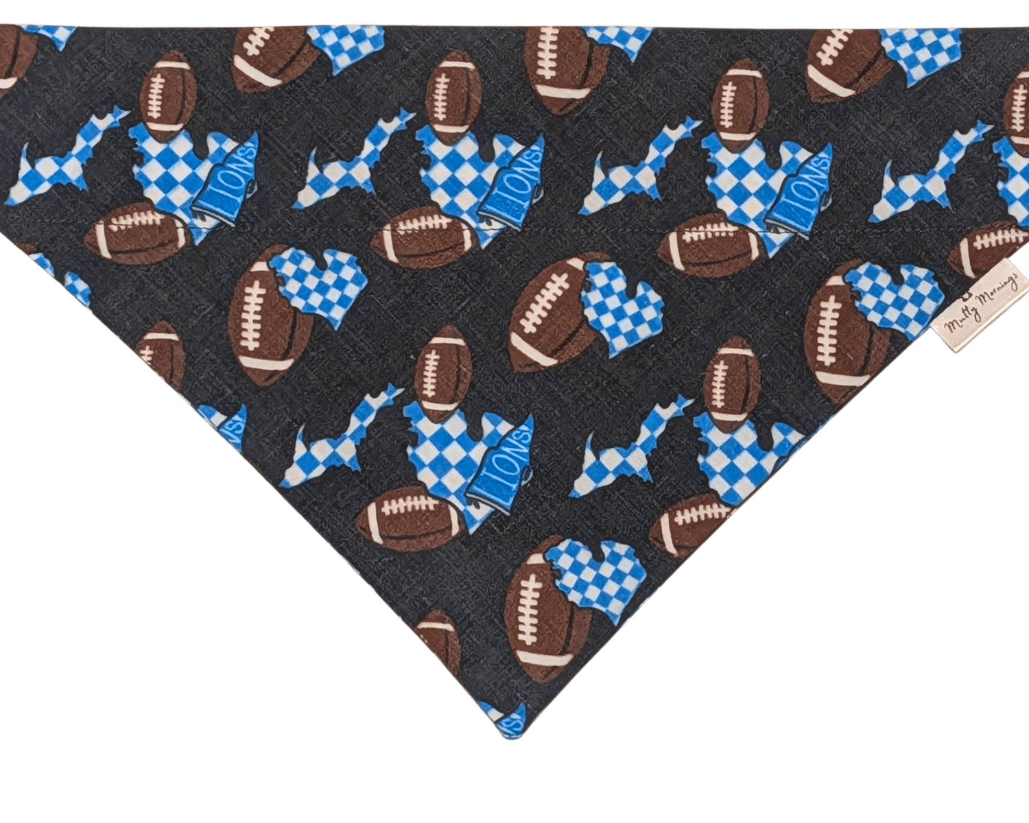 Checkered Lions Pet Bandana - Mutty Mornings