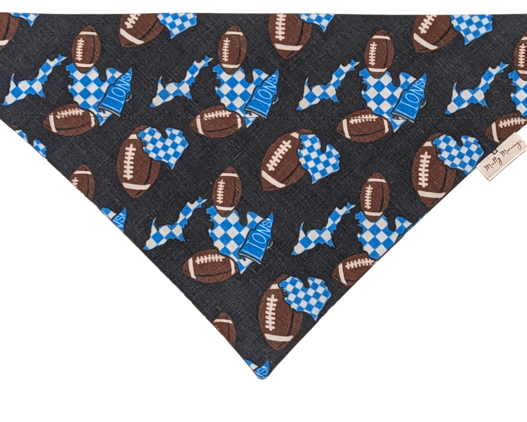 Checkered Lions Pet Bandana - Mutty Mornings