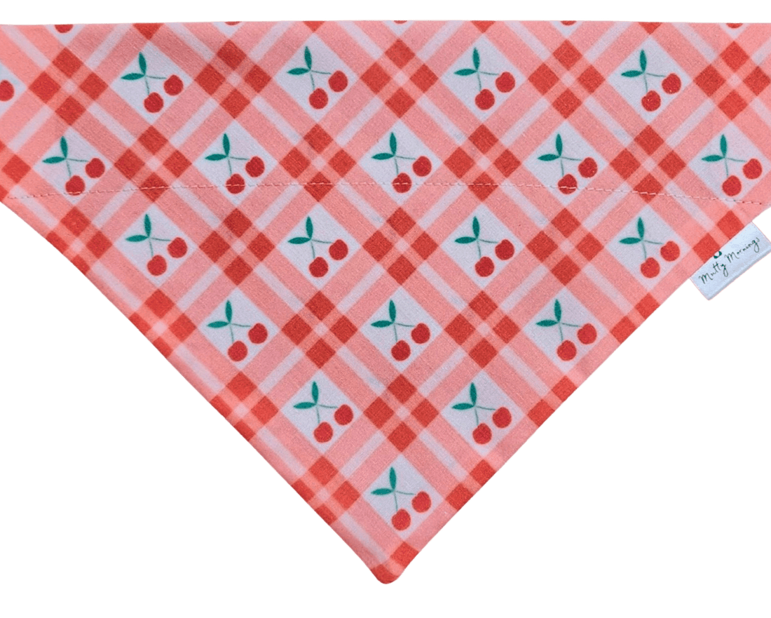 Cherry Picnic Pet Bandana - Mutty Mornings