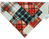 Christmas Carol Plaid Pet Bandana - Mutty Mornings