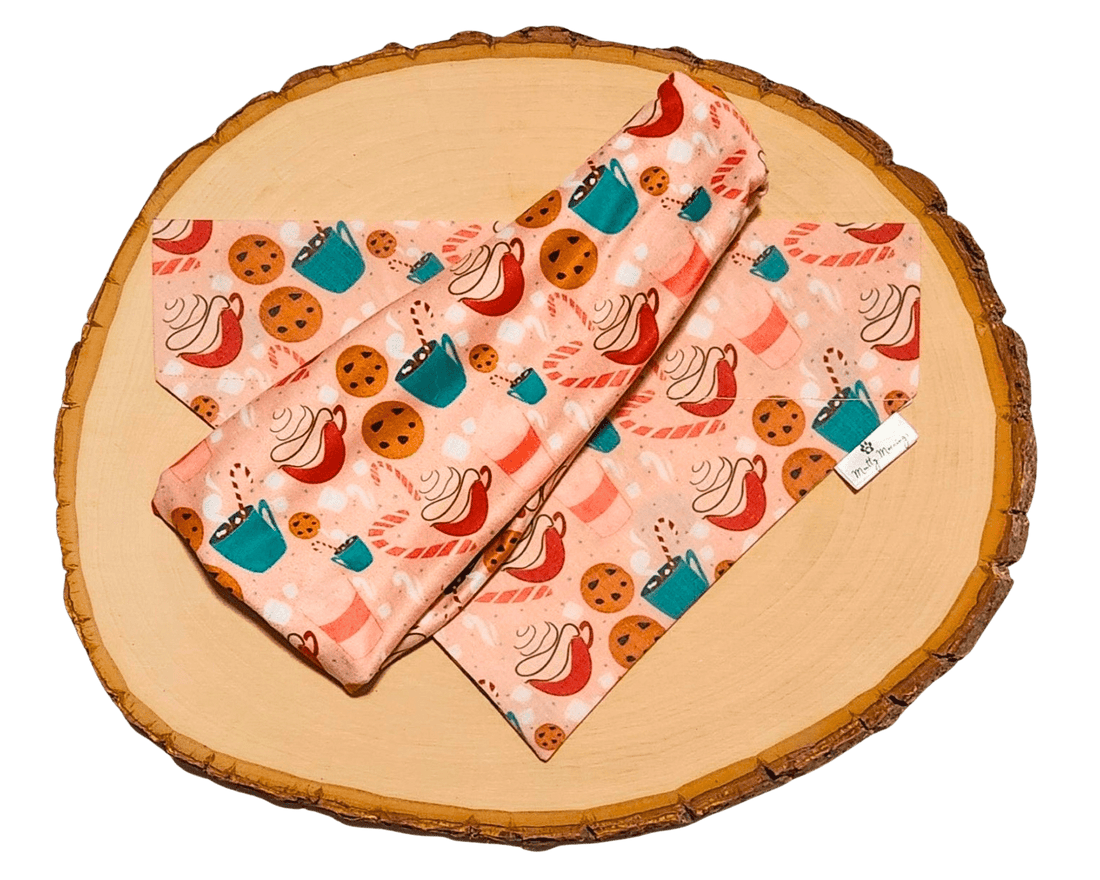 Christmas Cocoa Bandana &amp; Headband Set - Mutty Mornings