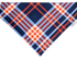 Copper Sky Plaid Pet Bandana - Mutty Mornings