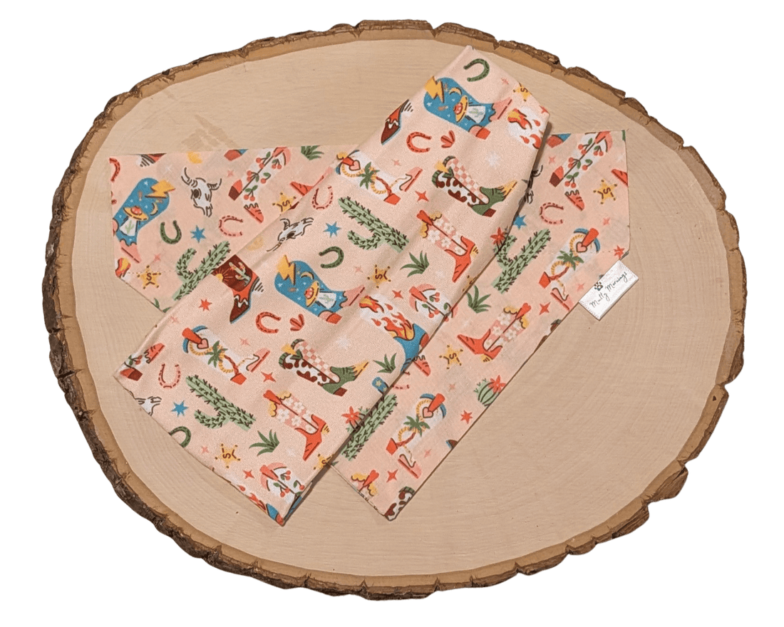 Cowboy Boots Bandana &amp; Headband Set - Mutty Mornings
