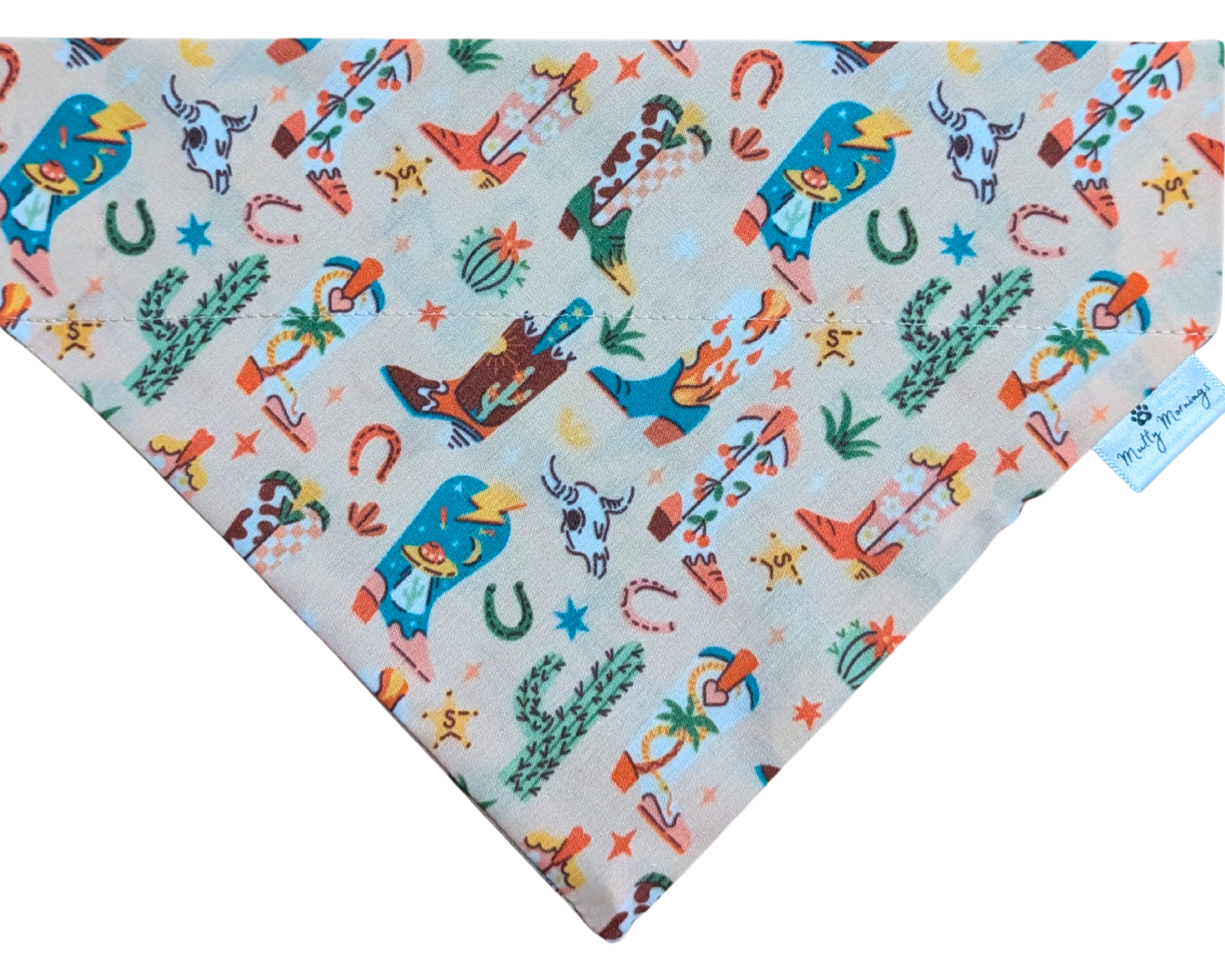 Cowboy Boots Bandana &amp; Headband Set - Mutty Mornings