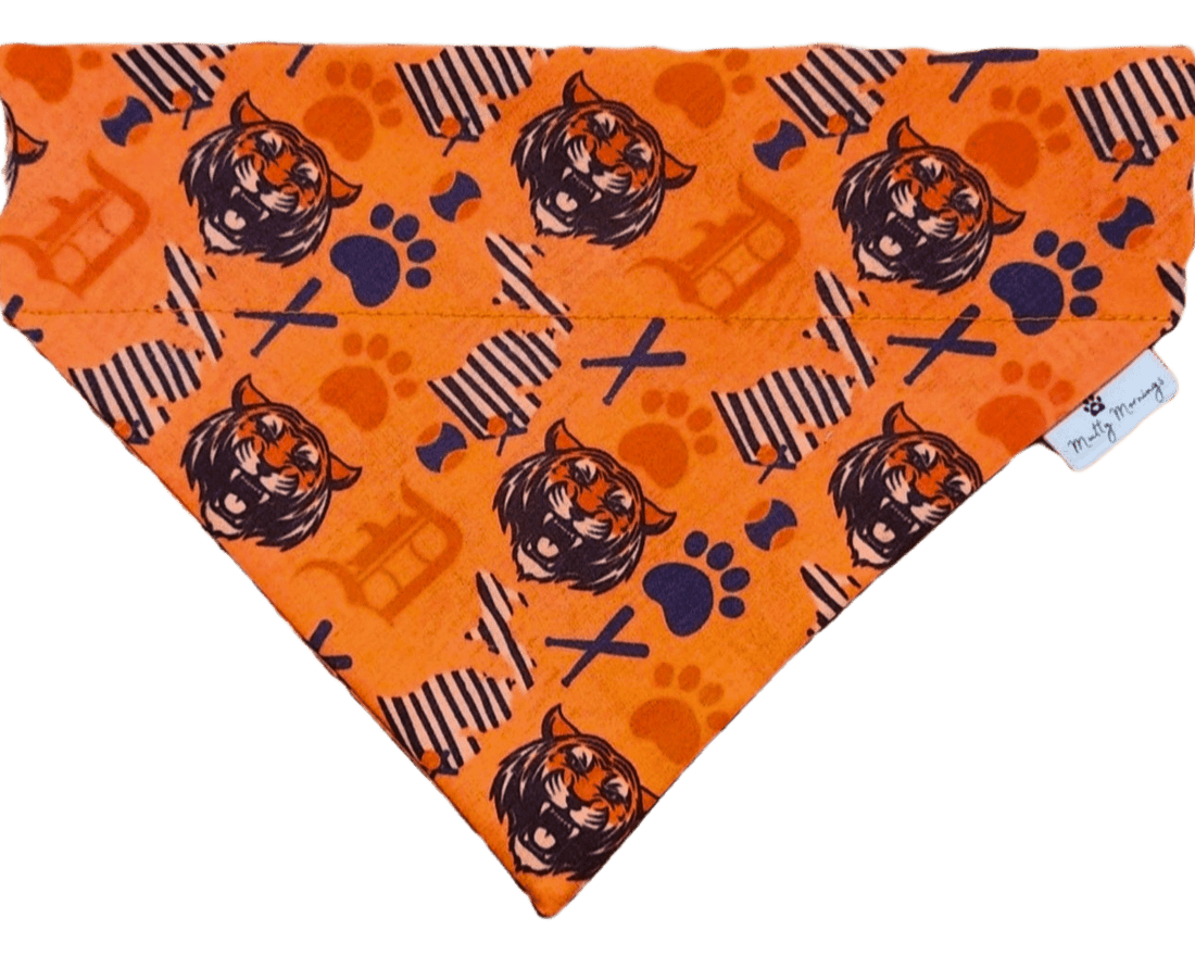 Detroit Lions Tigers Pet Bandana - Mutty Mornings