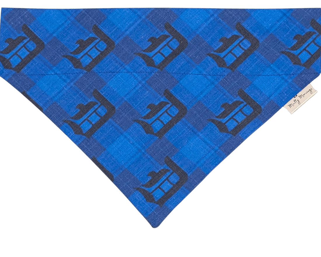 Detroit Plaid Pet Bandana - Mutty Mornings