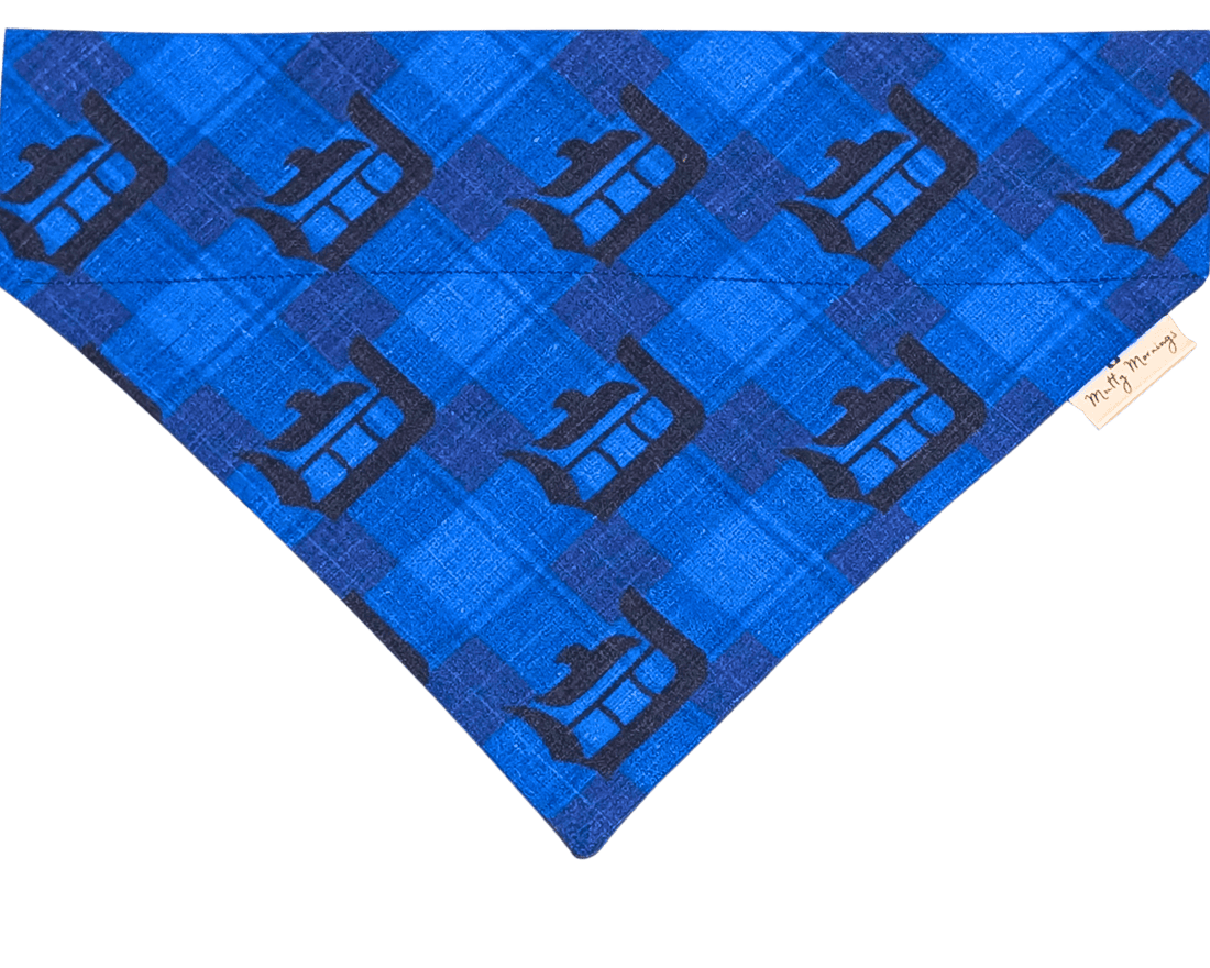 Detroit Plaid Pet Bandana - Mutty Mornings
