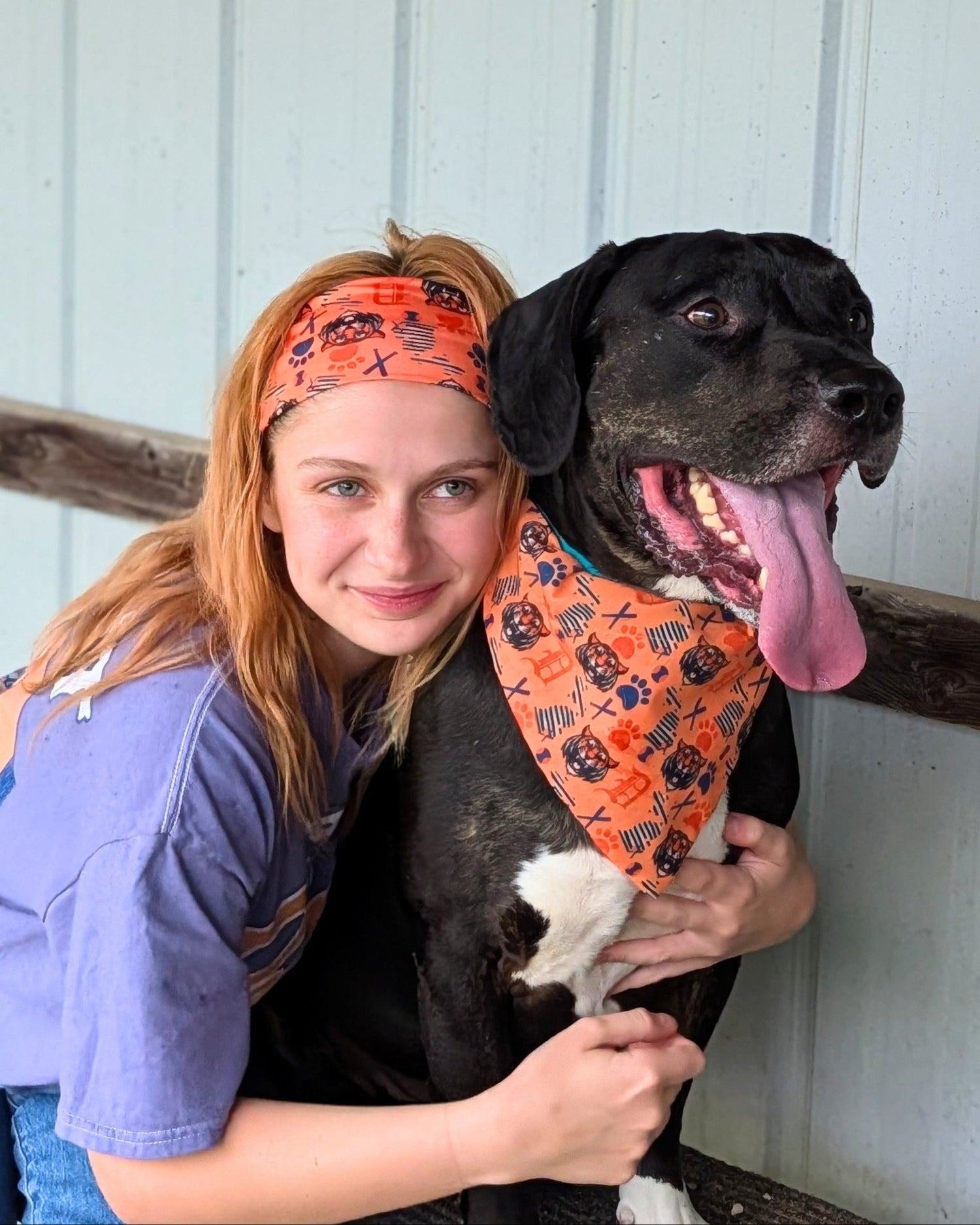 Detroit Tigers Bandana &amp; Headband Set - Mutty Mornings