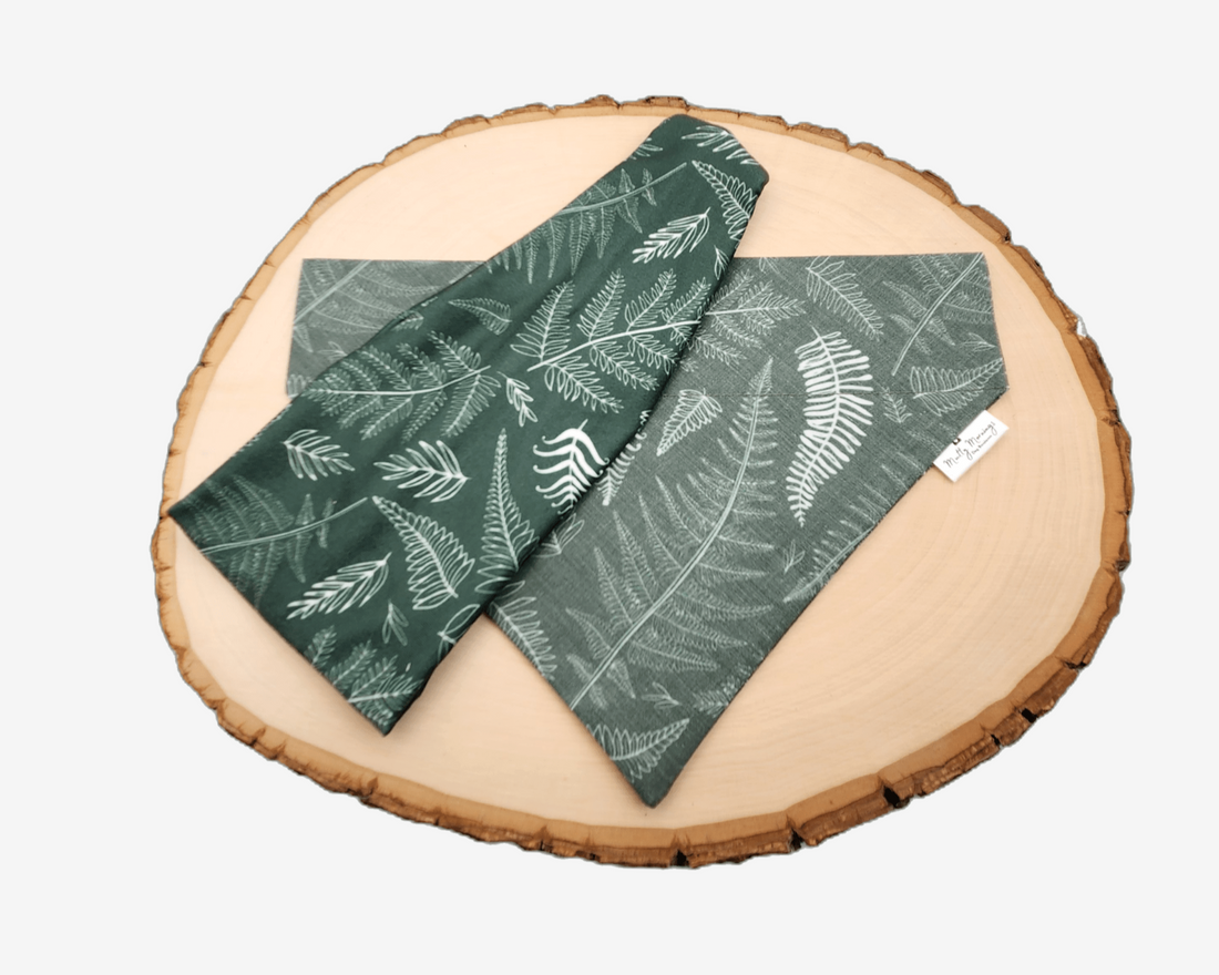 Feel the Fern Bandana &amp; Headband Set - Mutty Mornings