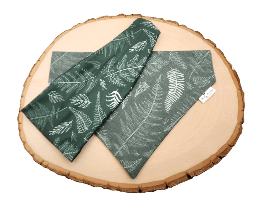 Feel the Fern Bandana &amp; Headband Set - Mutty Mornings