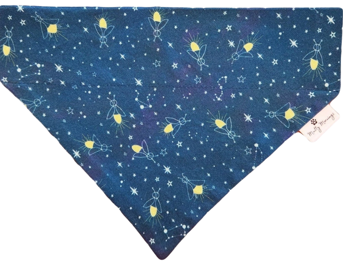 Fireflies in the Night Sky Pet Bandana - Mutty Mornings