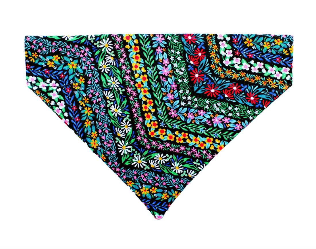 Flower Path Pet Bandana - Mutty Mornings