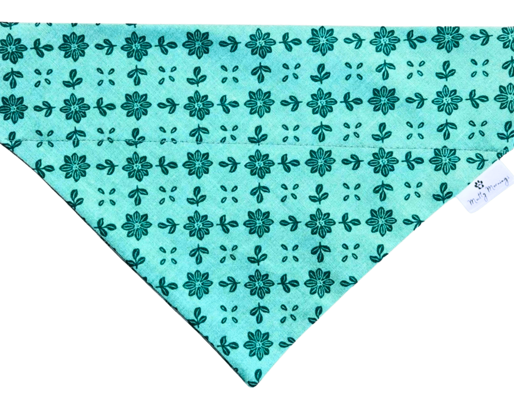 Frosted Poinsettia Pet Bandana - Mutty Mornings