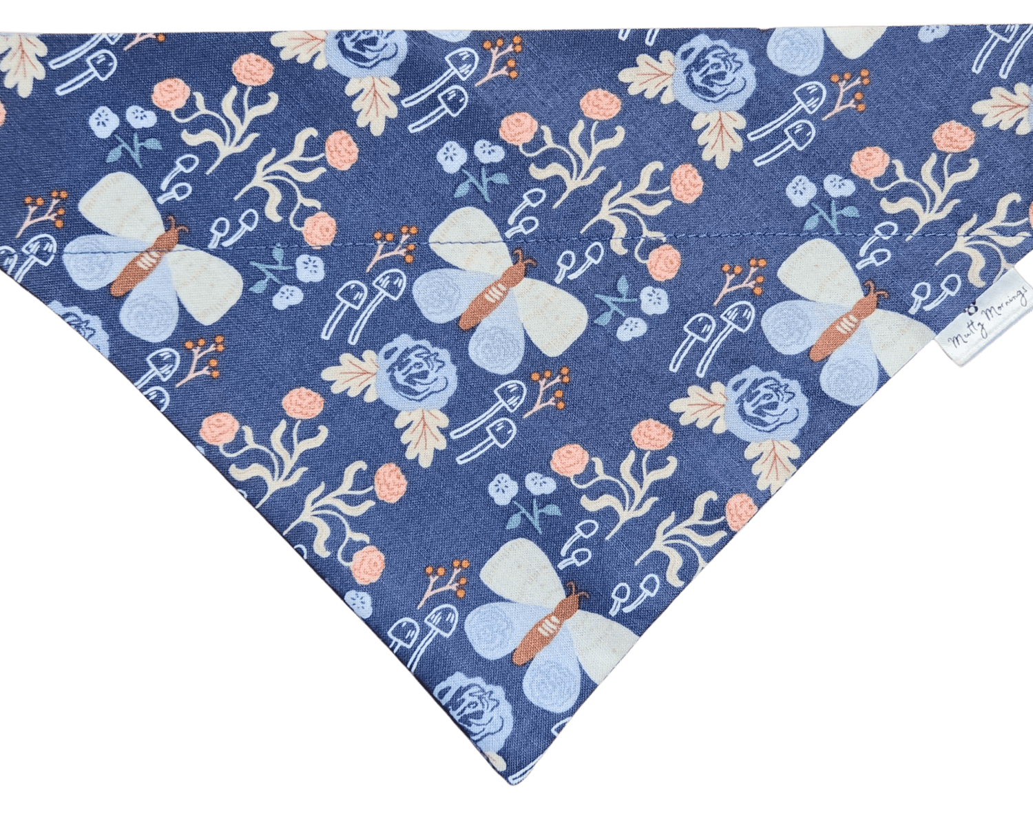 Garden Moth Pet Bandana - Mutty Mornings