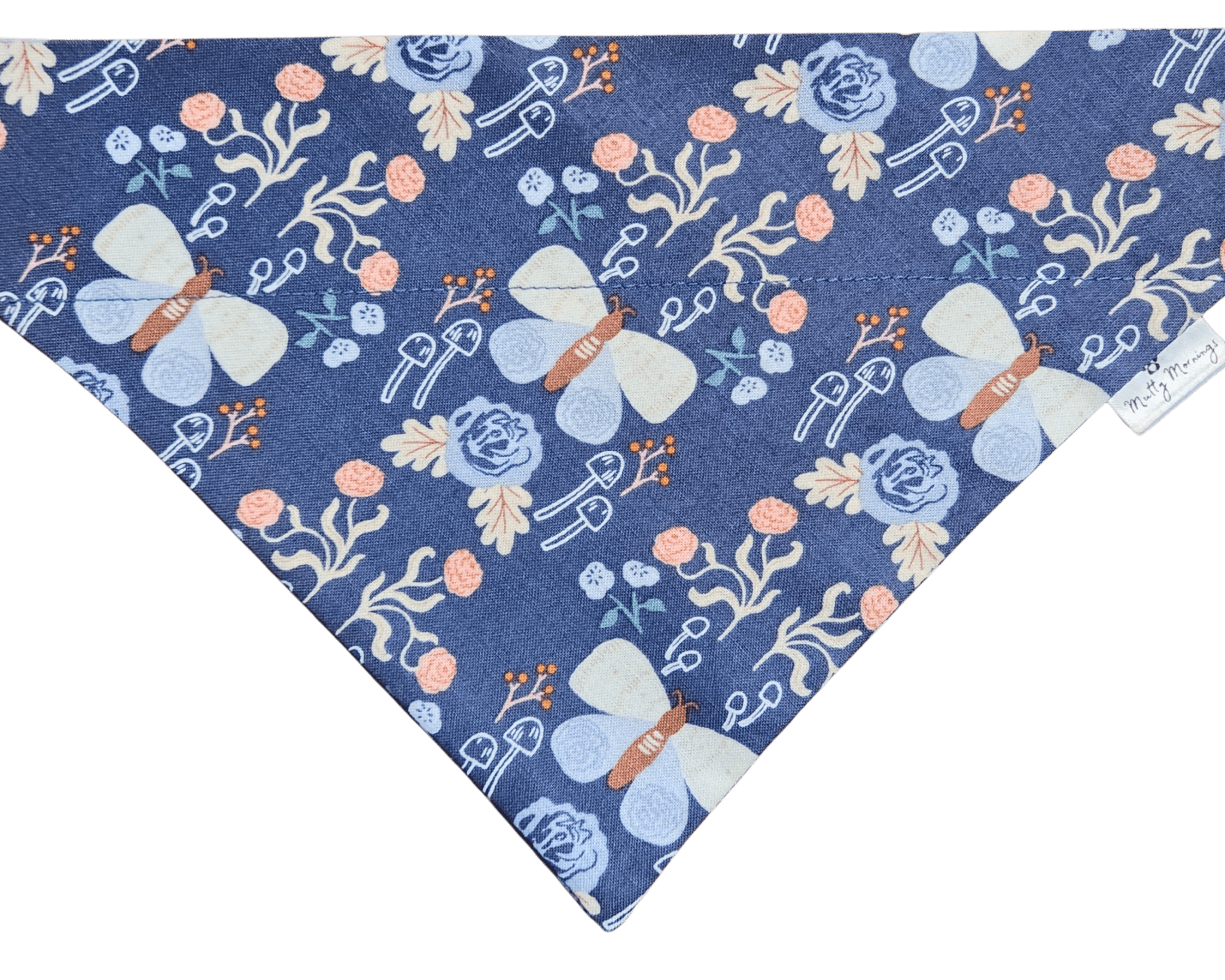 Garden Moth Pet Bandana - Mutty Mornings