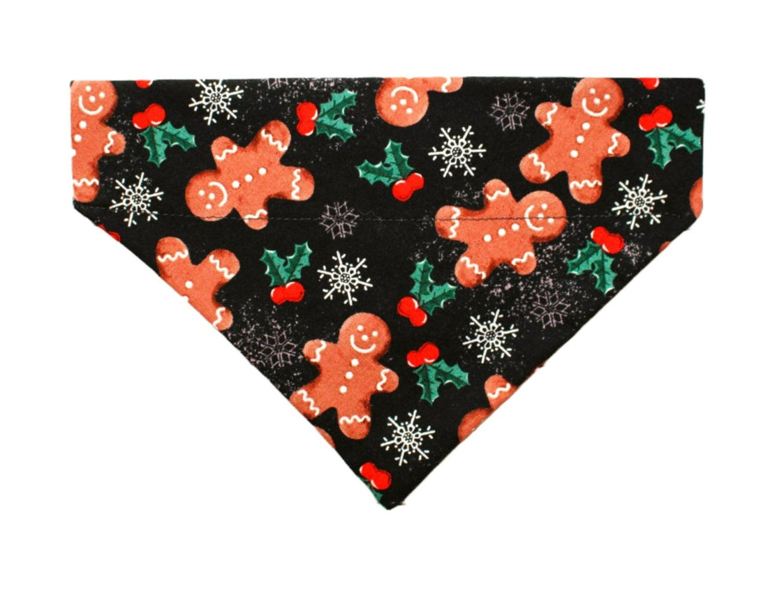 Gingerbread And Holly Pet Bandana - Mutty Mornings
