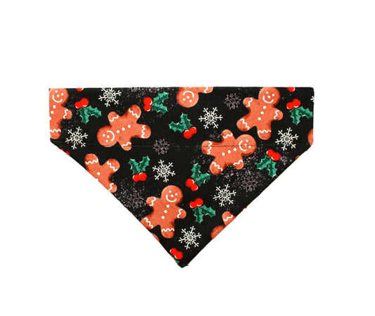 Gingerbread And Holly Pet Bandana - Mutty Mornings