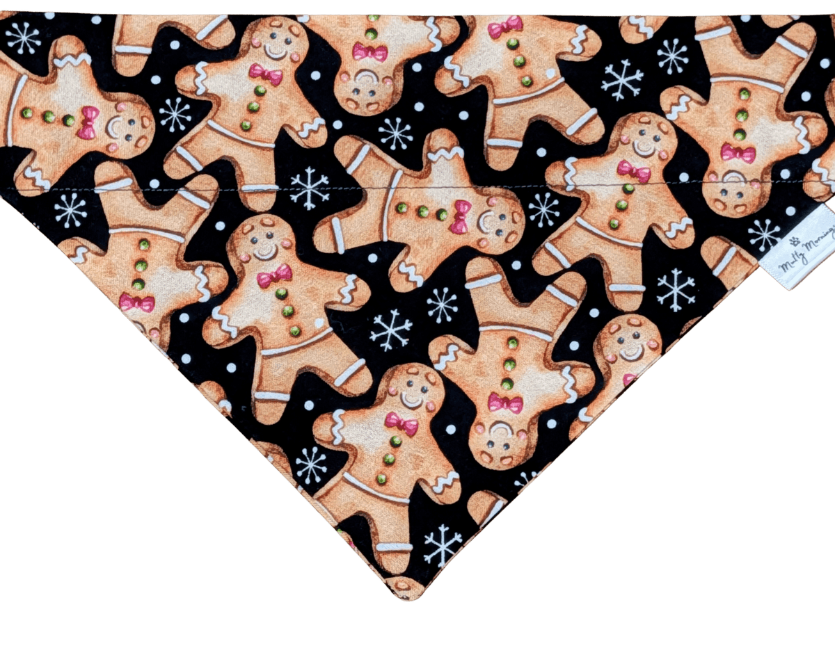 Gingerbread Man Pet Bandana - Mutty Mornings