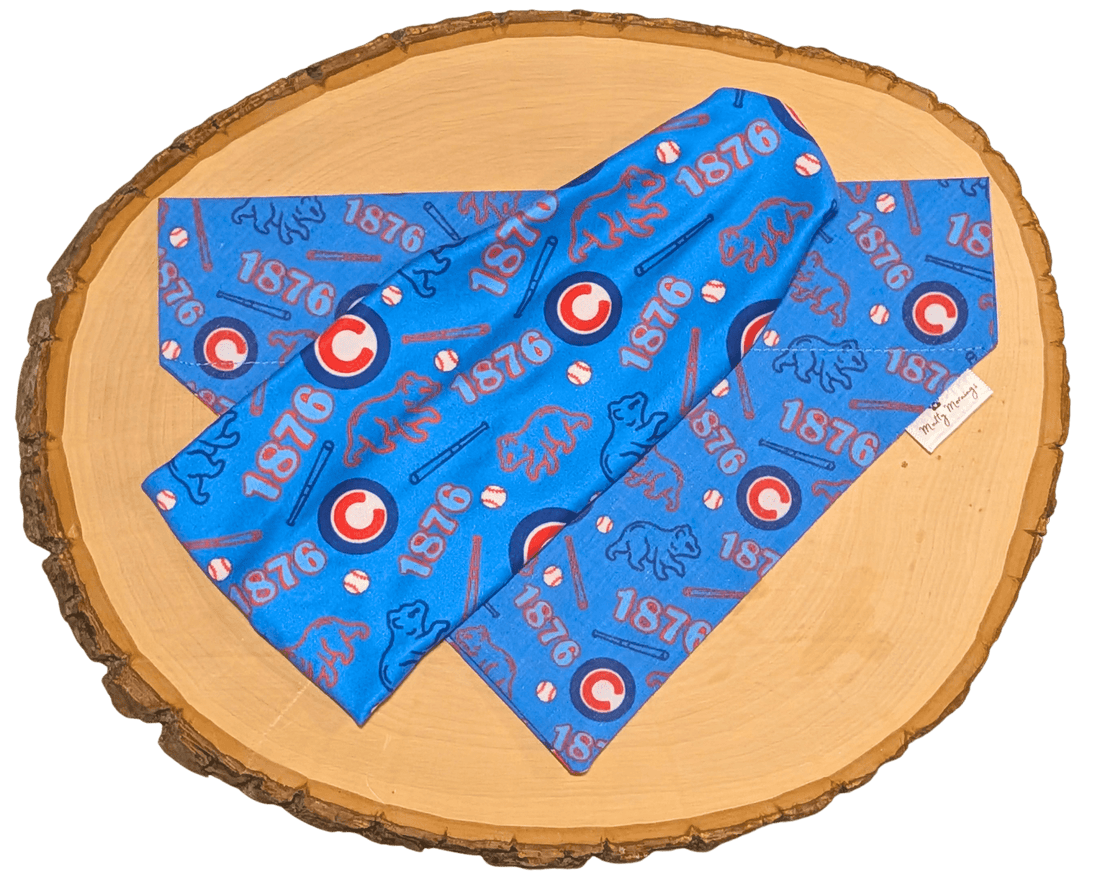 Go Cubs Go Bandana &amp; Headband Set - Mutty Mornings