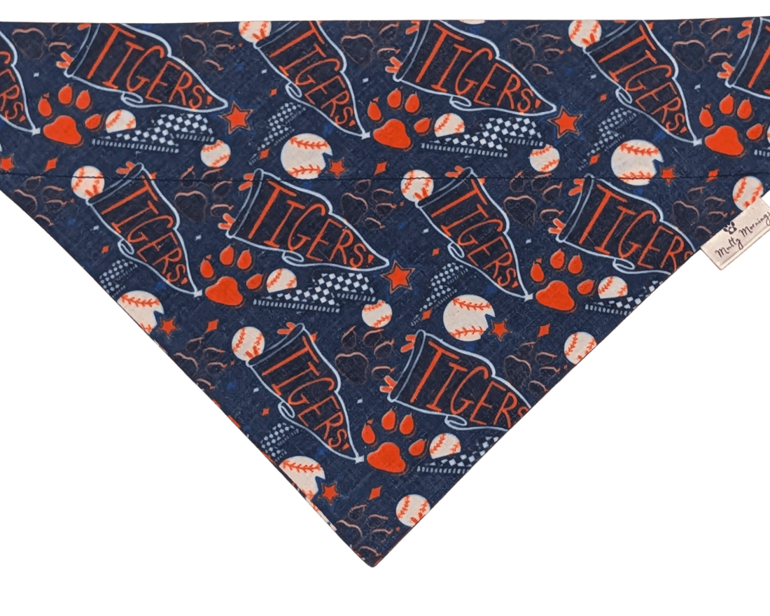 Go Tigers Pet Bandana - Mutty Mornings