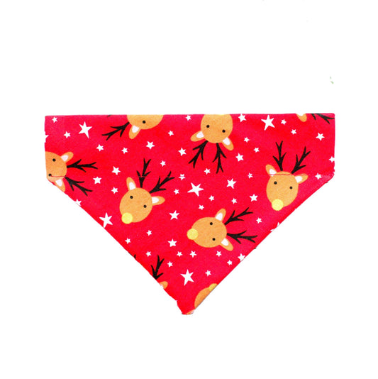 Gold Nose Reindeer Pet Bandana - Mutty Mornings