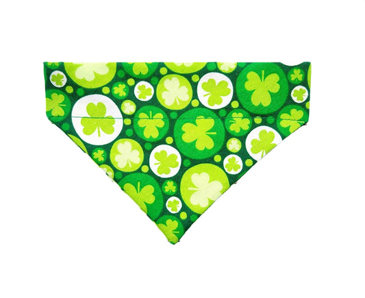 Green Shamrocks Pet Bandana - Mutty Mornings