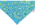 Groovy Blue Blooms Pet Bandana - Mutty Mornings
