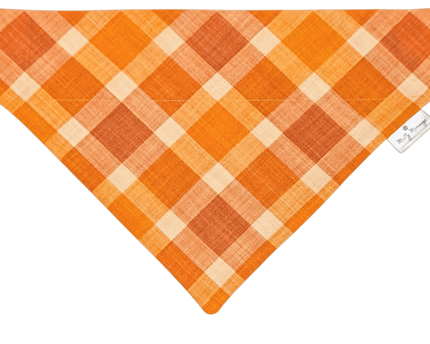 Harvest Honey Plaid Pet Bandana - Mutty Mornings
