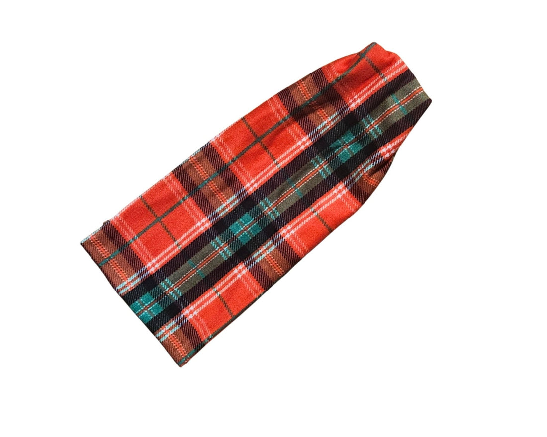Highland Holiday Plaid Matching Headband - Mutty Mornings
