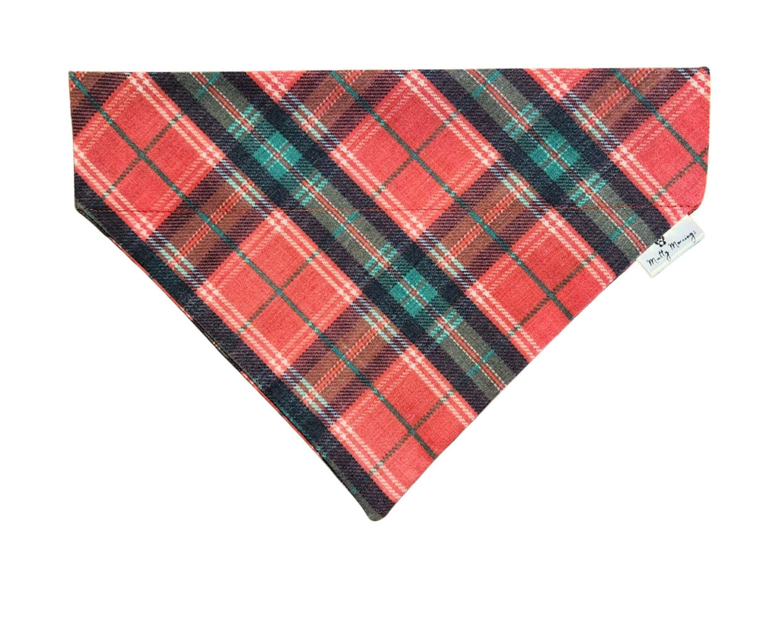 Highland Holiday Plaid Pet Bandana - Mutty Mornings