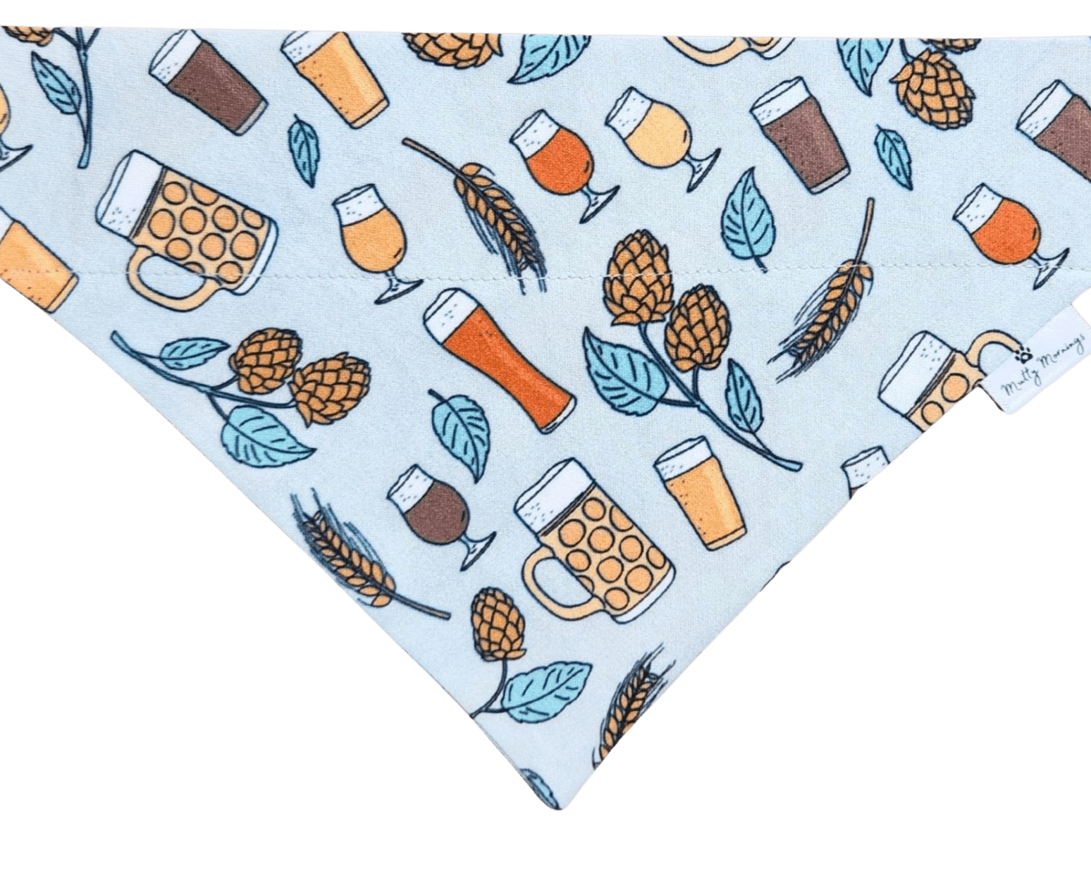 Hoppy Times Pet Bandana - Mutty Mornings